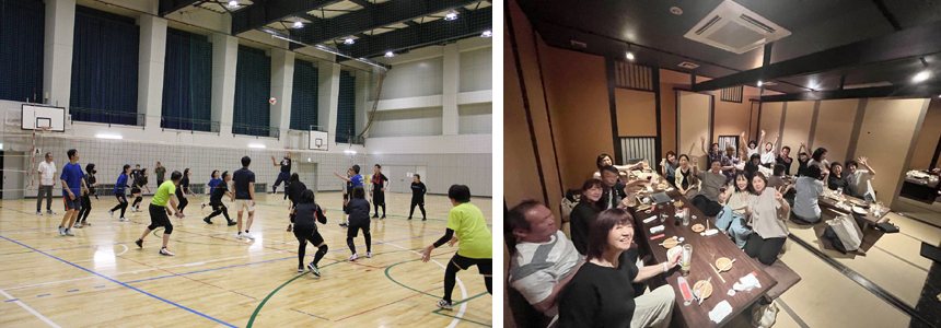 チームＶ愛の活動の様子